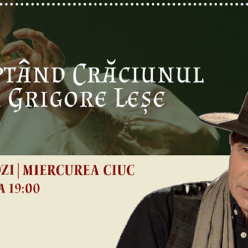 Grigore Lese aduce magia Crăciunului la Miercurea-Ciuc