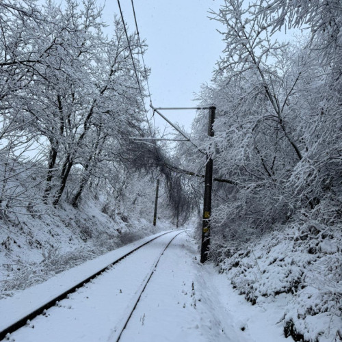 Traficul feroviar afectat de conditiile meteo nefavorabile