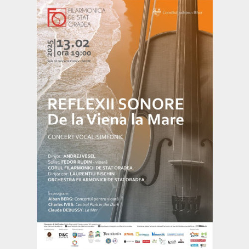 Concert simfonic "Reflexii Sonore: De la Viena la Mare" la Filarmonica de Stat Oradea