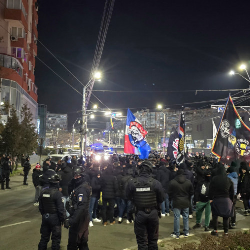 Meciul dintre Oțelul Galați și Rapid București, însoțit de măsuri de siguranță