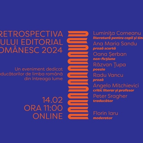 Institutul Cultural Român organizează "Retrospectiva anului editorial românesc 2024"