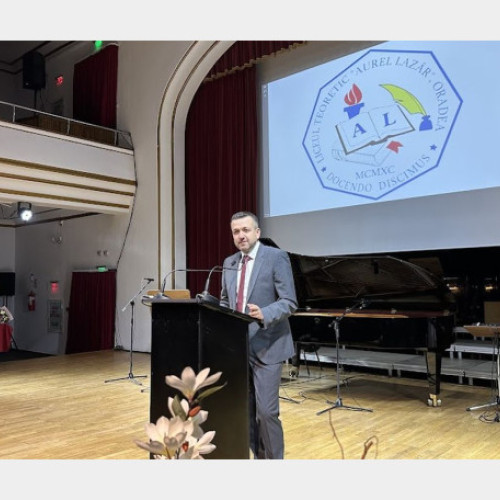 Primarul Florin Birta, prezent la aniversarea Liceului "Aurel Lazar"