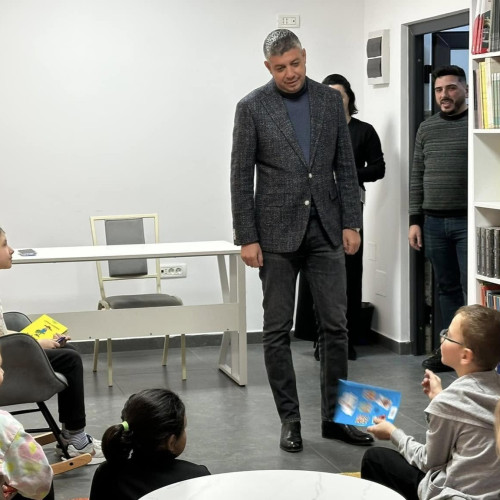 Deputatul PSD Stefan Tinta vizitează Liceul Tehnologic "Înălțarea Domnului" din Slobozia