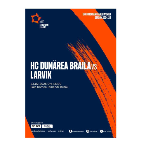 HC Dunărea Braila se pregătește pentru un meci crucial în EHF European League