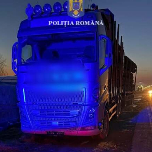 Acțiune de verificare a autovehiculelor de transport în Lugoj