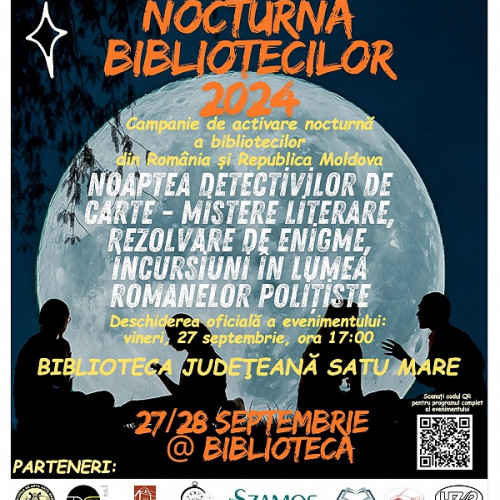 Nocturna bibliotecilor – o seară plină de mister la Biblioteca Județeană Satu Mare