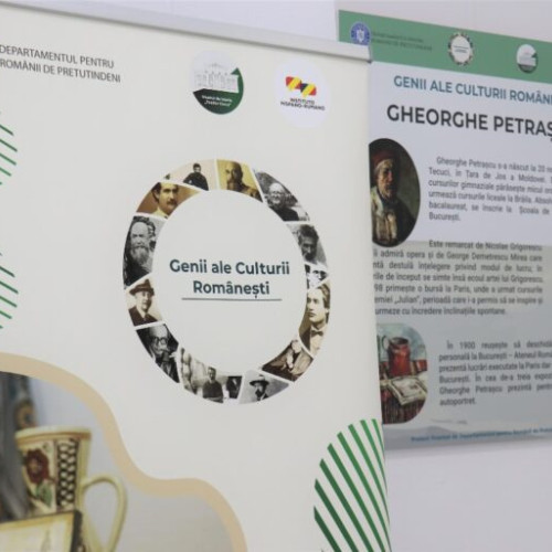 Vernisajul expozitiei "Genii ale culturii romane" la Panciu
