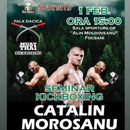 Catalin Morosanu, seminar la Focsani