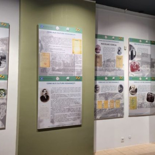 Vernisaj al expoziției &quot;Genii ale culturii române&quot; la Panciu