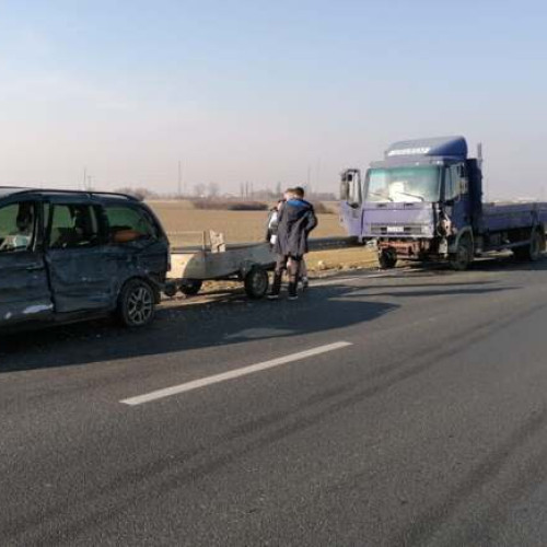 Accident grav pe varianta ocolitoare a Timișoarei