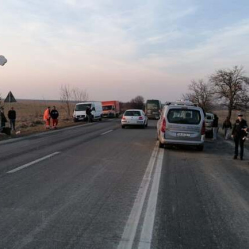 Accident rutier pe DN 69