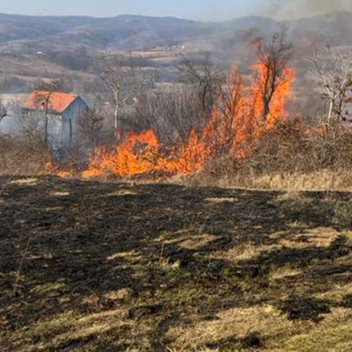 Incendii de vegetație în județul Caraș-Severin
