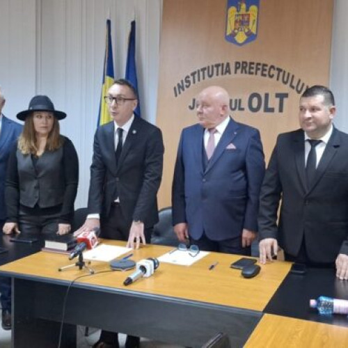 Schimbări la Prefectura Olt: Cosmin Floreanu devine prefect, iar Ștefan Nicolae subprefect