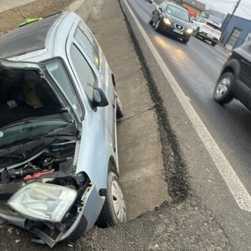 Accident pe DN7: Doi cetățeni bulgari răniți