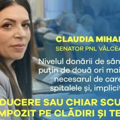 Senatorul Banu aduce vești bune pentru donatorii de sânge