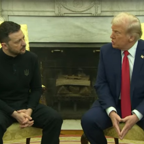 Discuții tensionate între Donald Trump și Volodimir Zelenski în Biroul Oval