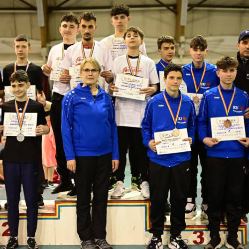 George Manta, dublu campion național la U16