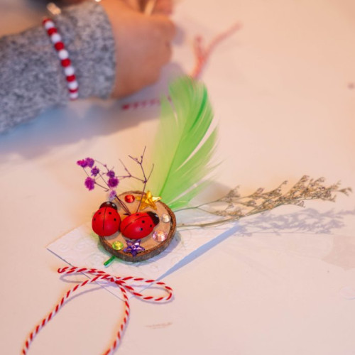 Ateliere de creație dedicate mărțișorului la Aluniș și Măgurele
