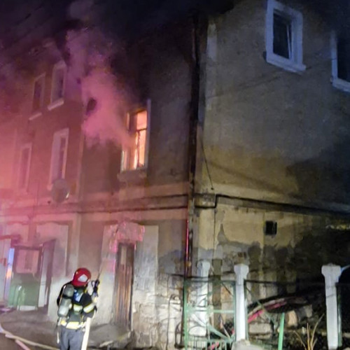 Incendiu în cartierul Doman din Reșița