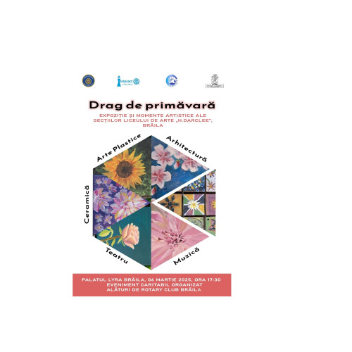Liceul de Arte &quot;Hariclea Darclee&quot; organizează evenimentul &quot;Drag de primăvară&quot;
