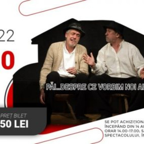 Piesa de teatru cu Marcel Iureş şi George Mihăiţă se joacă la Alexandria