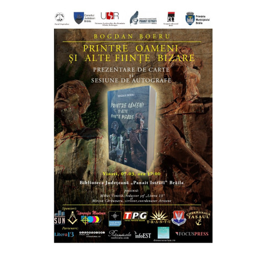 Lansare de carte la Biblioteca Județeană &quot;Panait Istrati&quot; din Brăila