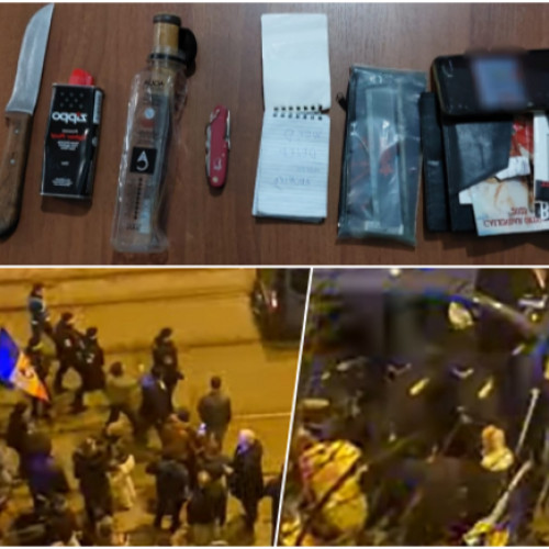 Incident grav în Timișoara: bărbat cu obiecte interzise la o adunare publică