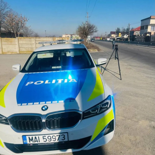 Poliția Rutieră monitorizează traficul pentru sancționarea abaterilor