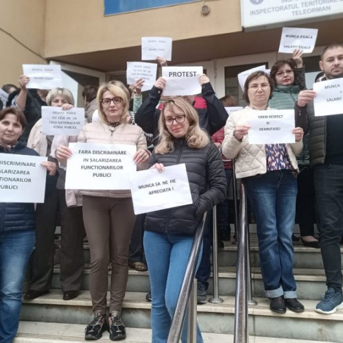 Nemulțumirile angajaților pensionari din Teleorman, motiv de protest nou la Casa de Pensii