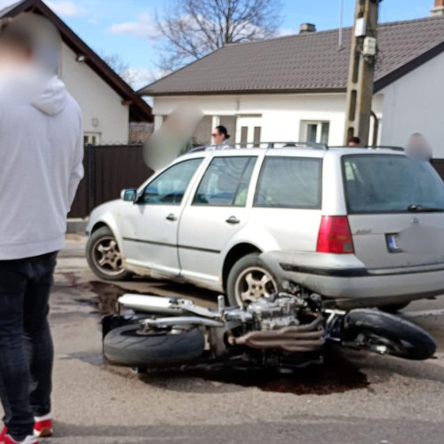 Accident grav în Botoșani: un motociclist rănit
