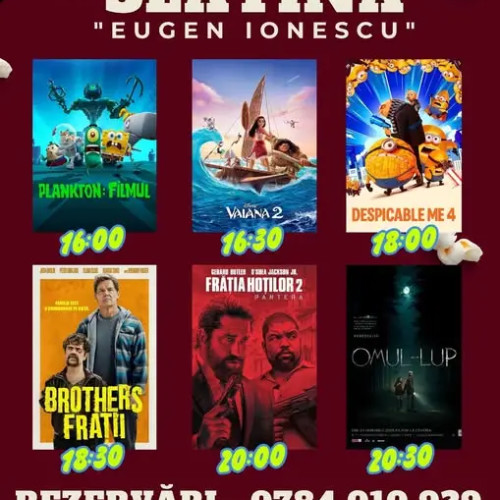 Noi proiecții la Cinema &quot;Eugen Ionescu&quot; din Slatina