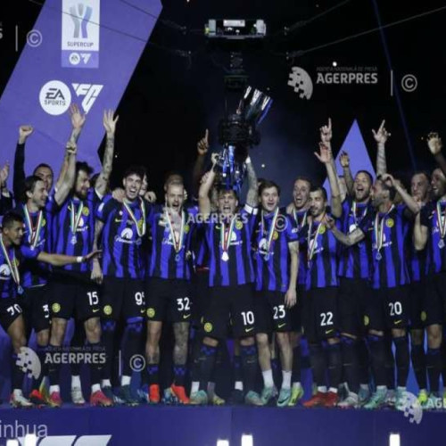 Inter Milano câștigă Supercupa Italiei pentru al treilea an consecutiv