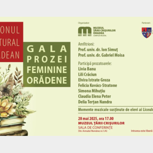 Gala prozei feminine oradene, la Muzeul Țării Crișurilor