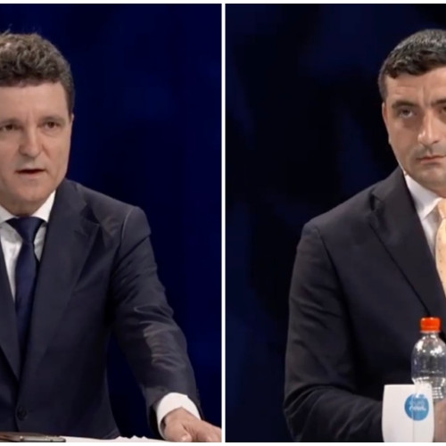 Schimb de replici între George Simion și Nicușor Dan în dezbaterea prezidențială