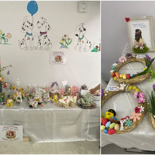 Târg de Paște organizat la Grădinița Colegiului Național Pedagogic „Ștefan cel Mare” din Bacău
