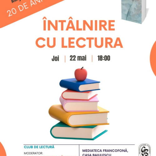 Biblioteca George Baritiu organizează o întâlnire cu lectura