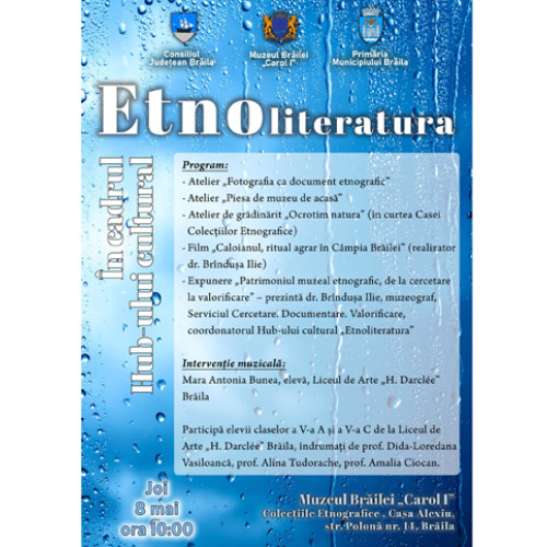 Întâlnire culturală la Hub-ul &quot;Etnoliteratura&quot; din Brăila