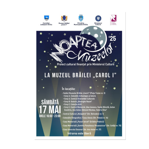 Noaptea Muzeelor la Muzeul Brailei &quot;Carol I&quot;