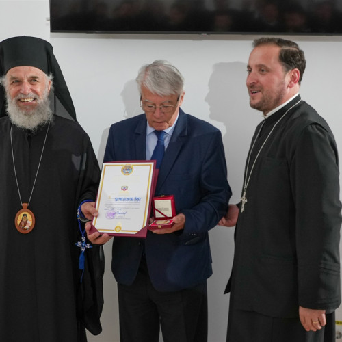 Diploma Anului Centenar pentru prof. univ. dr. Ionel Candea și prof. univ. dr. George Enache