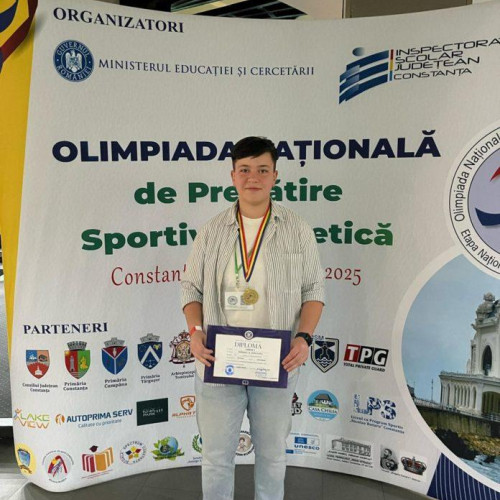 Performanță excelentă pentru Andra Ilinca Romaniuc la Olimpiada de Pregătire Sportivă Teoretică