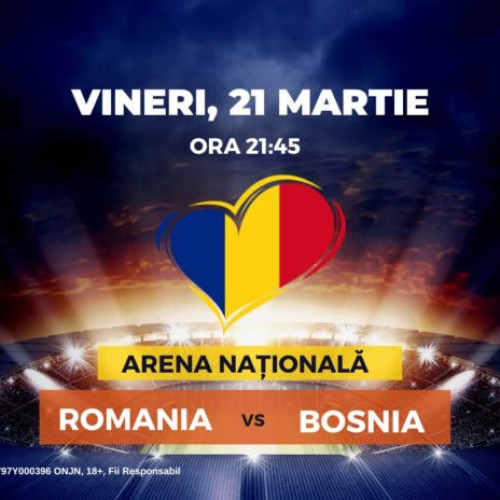 România întâlnește Bosnia în preliminariile Campionatului Mondial 2026