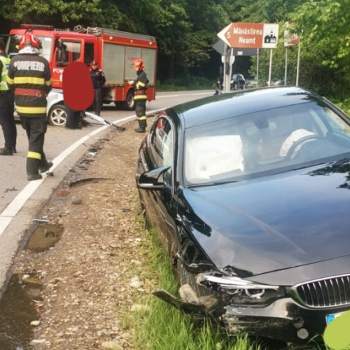 Accident rutier pe DN 15B în comuna Vânători Neamț