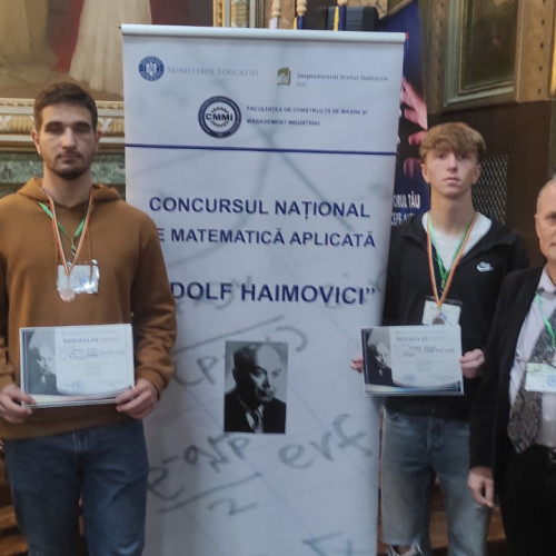 Elevii din Botoșani strălucesc la Concursul Național de Matematică Aplicată "Adolf Haimovici"