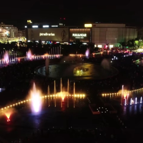 Spectacolele de apă, muzică și lumini revin în București