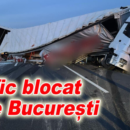 Accident pe E85 - Trafic oprit complet între Cioranca și Limpezis