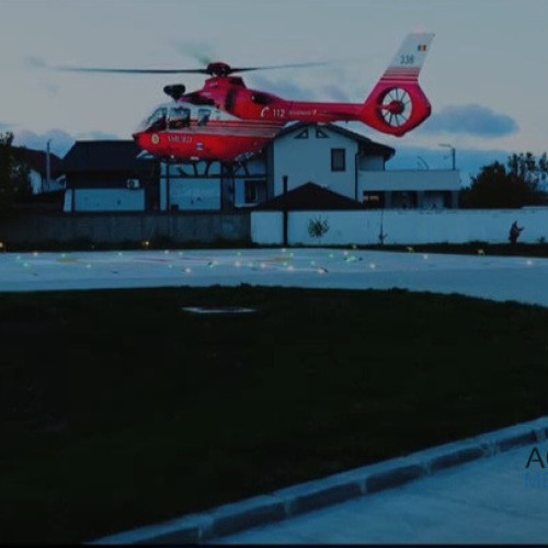 O intervenție complexă pe heliportul SMURD Mehedinți I