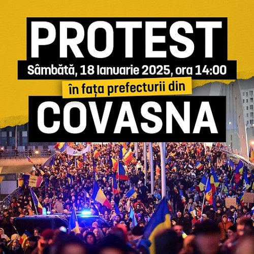 AUR Covasna organizează un protest pasnic pe 18 ianuarie