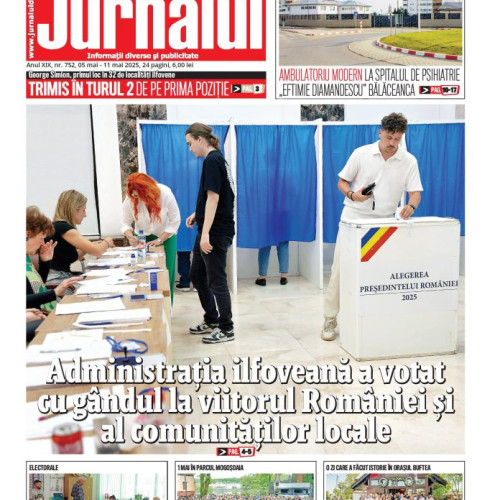 A apărut nr. 752 al Jurnalului de Ilfov