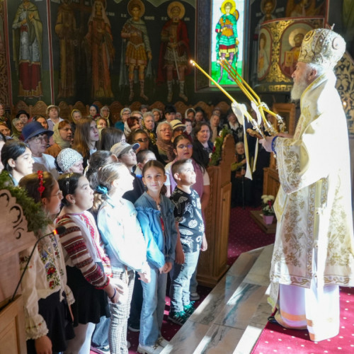 Hramul bisericii "Sfantul Mucenic Antim si Sfintele Femei Mironosite" din Galati