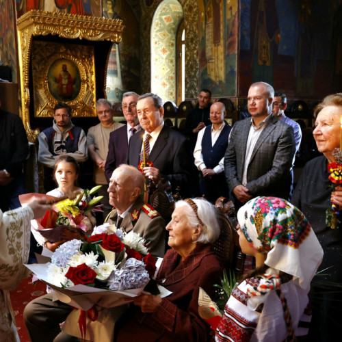 O familie de diamant sărbătorită la Galați